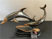 Dolphin Figurine 7"H