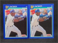 2- 1991 Score #5 Bo Jackson Baseball Cards