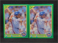 2- 1990 Score #200 Darryl Strawberry Baseball