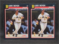 2- 1991 Score #330 Barry Bonds Baseball Cards