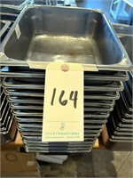 *LOT*(16)S/S HALF-SIZE 4" FOOD PANS