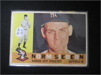 1960 TOPPS #11 NORM SIEBERN ATHLETICS