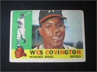 1960 TOPPS #158 WES COVINGTON BRAVES