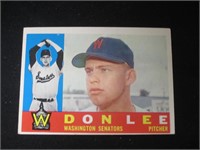 1960 TOPPS #503 DON LEE SENATORS VINTAGE