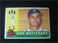 1960 TOPPS #351 DON NOTTEBART BRAVES