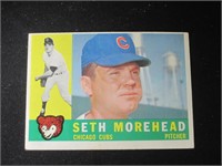 1960 TOPPS #504 SETH MOREHEAD CHICAGO CUBS