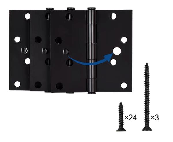 RELIABILT 4-in H x Security Interior Door Hinge