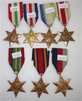 Seven George VI Star Medals