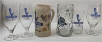 Vintage Steam Whistle Beer Glass Collection
