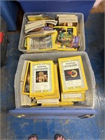 2 totes of National Geographic Magazines