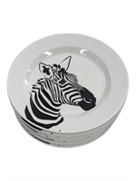 Zebra Porcelain Plate-Gift