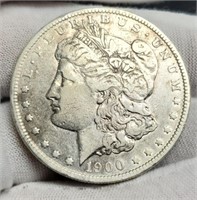 1900-O Morgan Silver Dollar VF