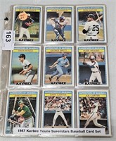 1987 Kaybee Young Superstar Baseball Card Set