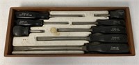 8 Snap-on Screw Drivers/Wooden Case