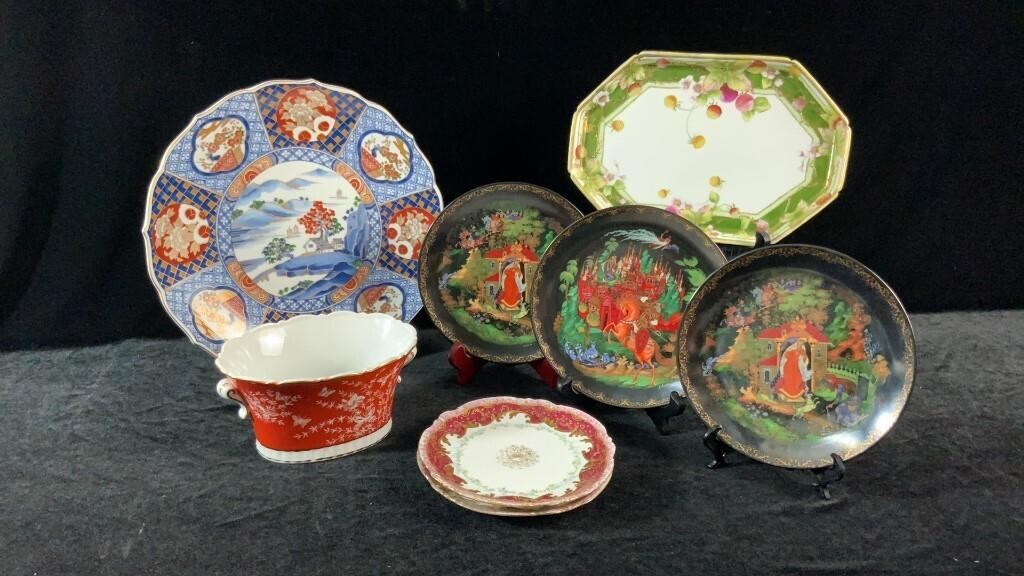 Nippon, Imari, Russian, Limoges Porcelain