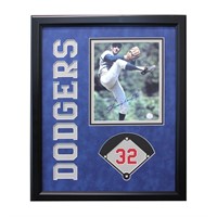 Sandy Koufax L.A Dodgers 20x16 Framed signed GFA