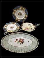 Porcelain Plates, Trays