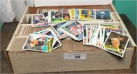Box of Baseball Cards 1980s & 1990s