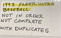 1993 Fleer Ultra Baseball Cards