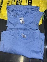 2 blue t shirts both 2XL  jersey s