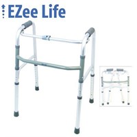 EZee Life 2 Button Folding Walker (PVC Handles)