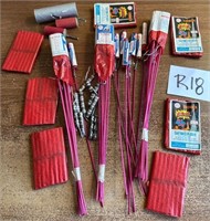 T - MIXED LOT OF FIREWORKS (R18)