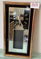 T - SETH THOMAS MIRRORED WALL CLOCK (S19)