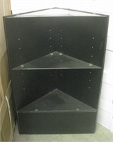Triangle Shelf Unit - Glass Shelves