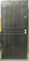 Metal Security Door With Hardware -No Keys