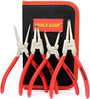 TOOLEAGUE 4pc 7in Snap Ring Pliers Set