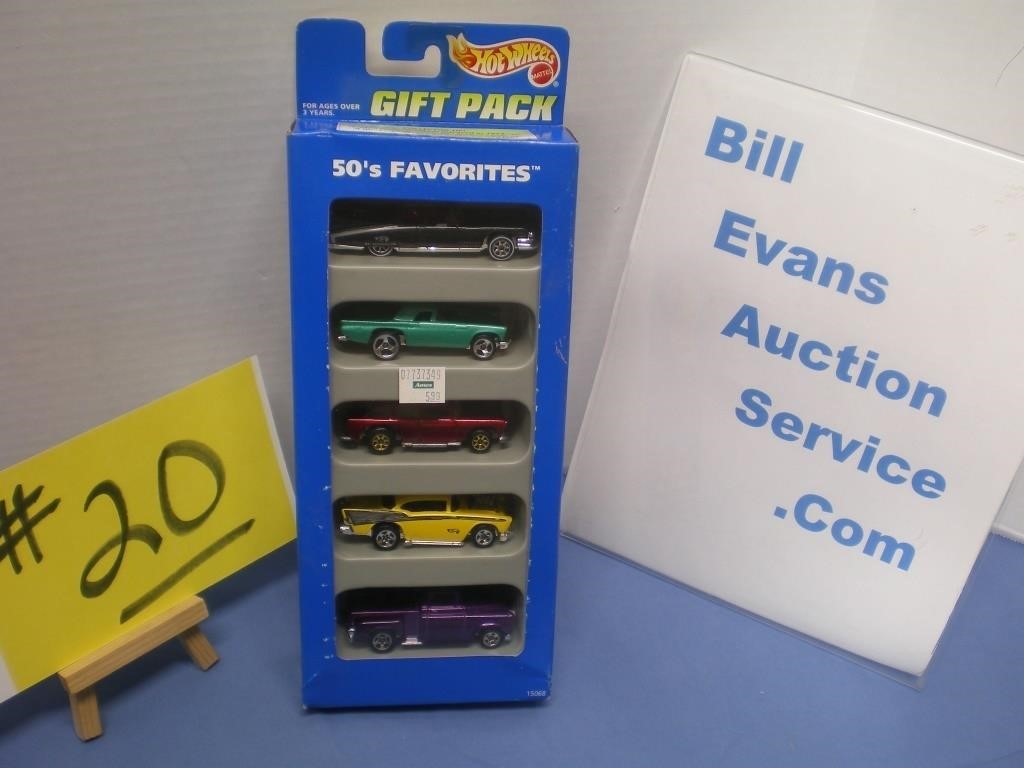 50's Favorites Hot Wheels Diecast, Gift Pack