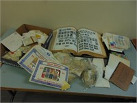 Large Lot Of Stamps, Books & Folders