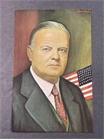 Vintage Herbert Hoover Picture Postcard