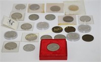 23 ASSORTED CANADIAN CITY, PROVINCE & PARKS COINS