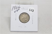 1866VF Three Cents