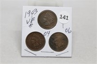 1903/04/06VF Indian Head Cent