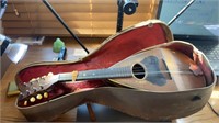 Early Italian Mandolin in original case no