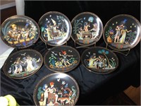 8 Osiris porcelain plates