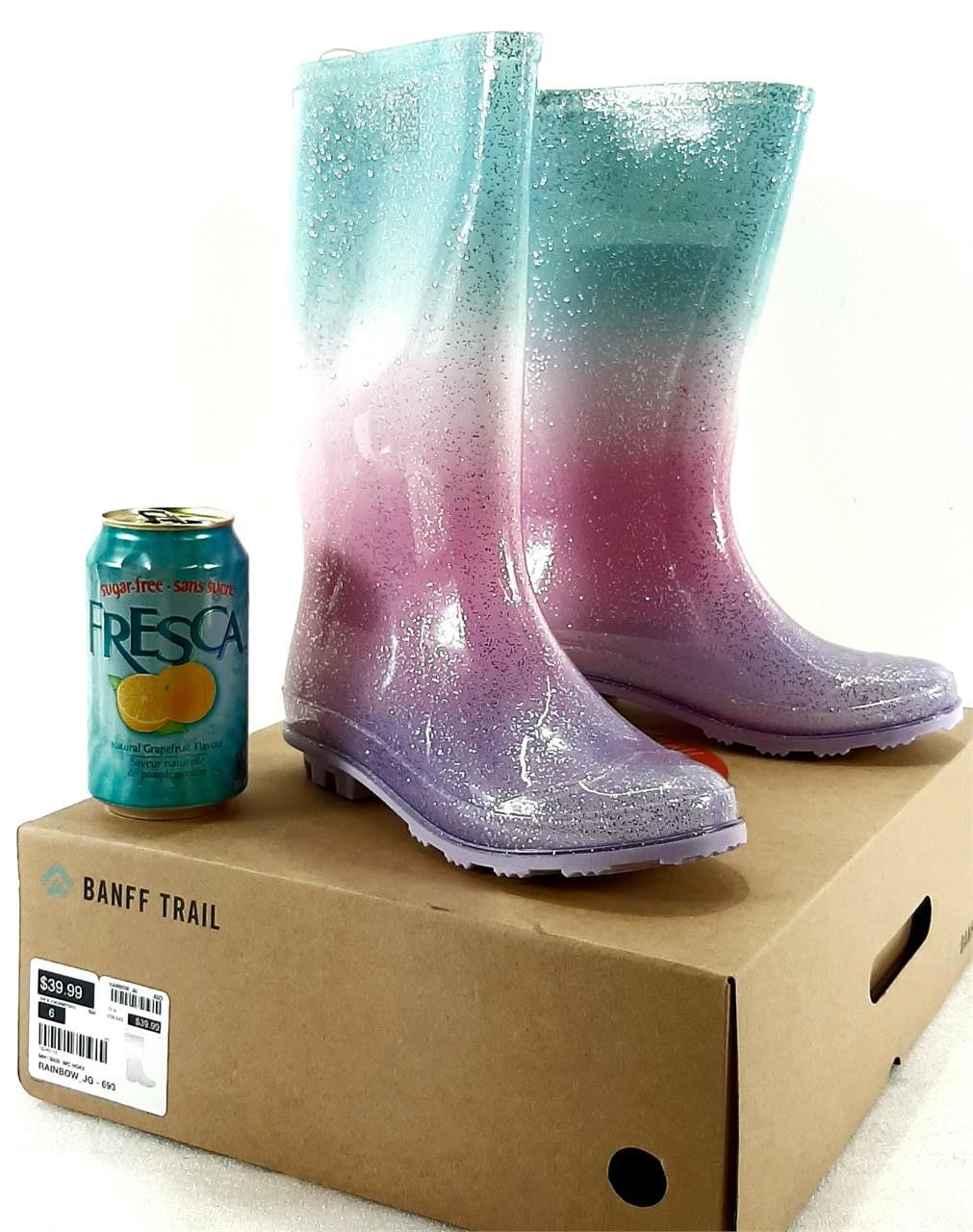 Bottes de pluie BANFF TRAIL taille 6 femme, neuf