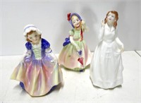 3 Royal Doulton Small Figurines