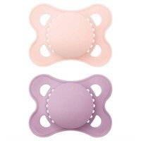 MAM Matte Pacifier 0-6 Months - Girl - 2pc