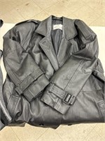 Leather Trench Coat & Vest - Excelled