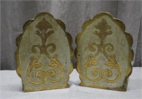 Two Florentine Bookends