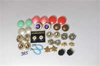 16 Pairs of Clip-on Earrings