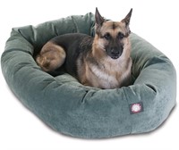 Majestic Pet 52 Inch Micro Velvet Calming Dog Bed