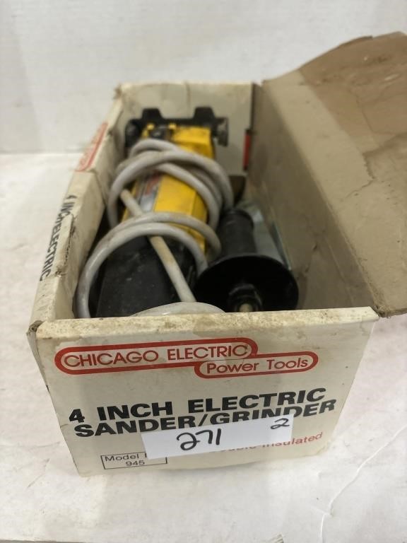 Chicago Electric 4in Electric Sander/Grinder