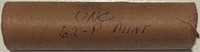US 1962 Uncirculated Cent Roll