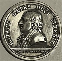 US Mint Pewter Gen. H. Gates Medal