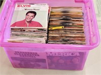 Big Lot 45RPM Records - Elvis, Creedance & More