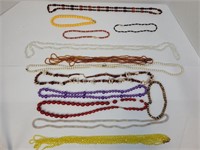 13 Vintage Beaded Necklaces